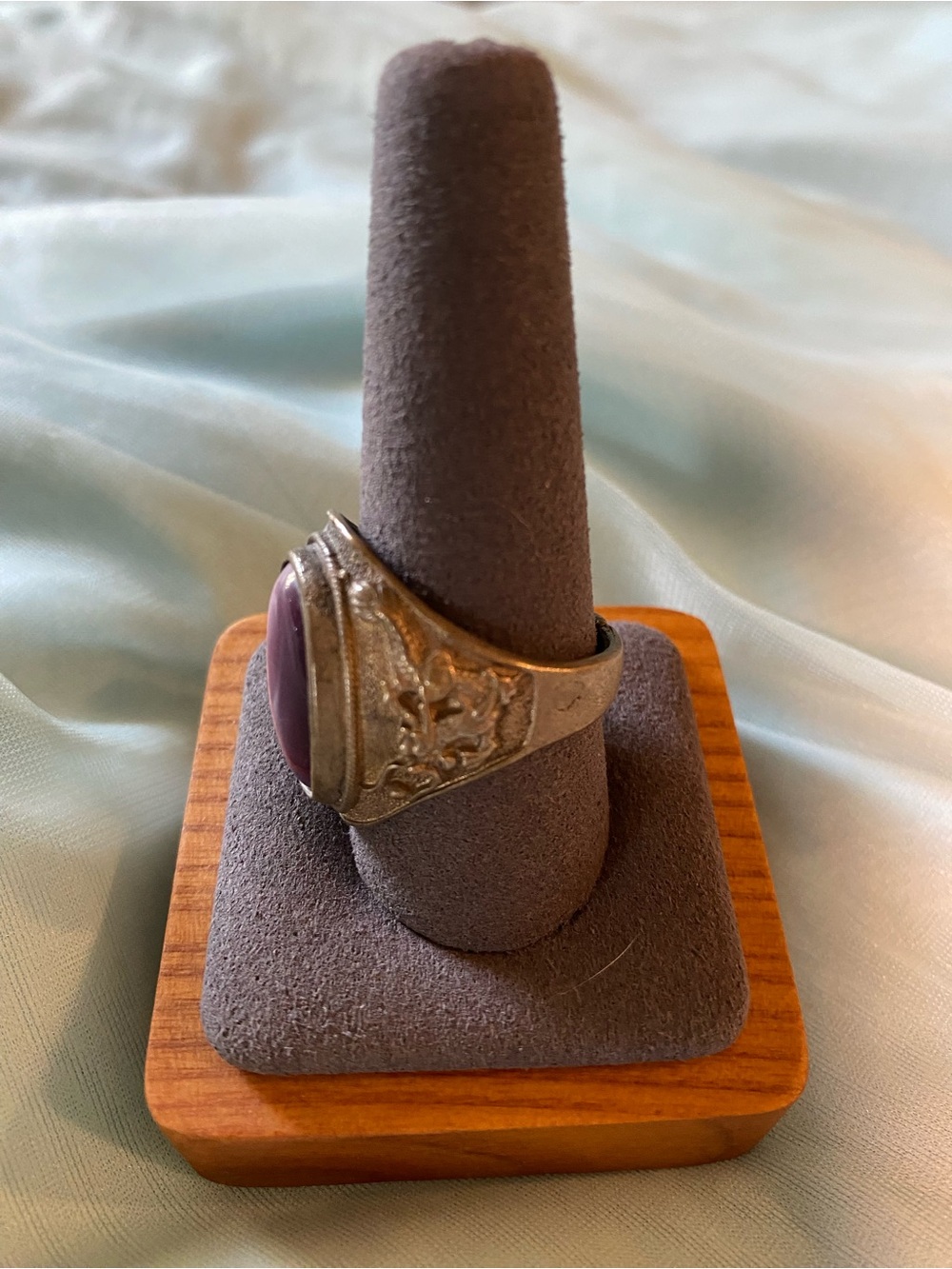 VINTAGE TIGERS EYE GENTELMANS RING - Picture 5 of 14